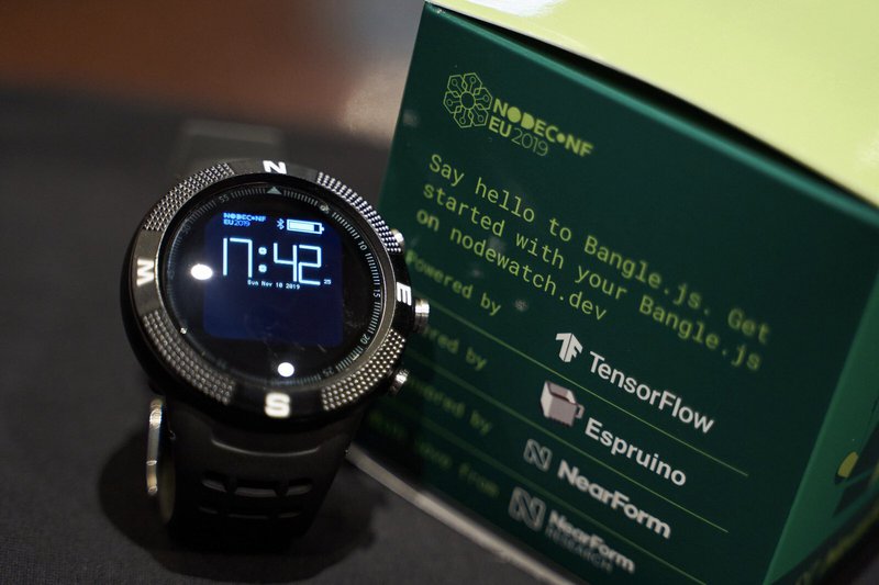 AI smartwatch for NodeConf EU